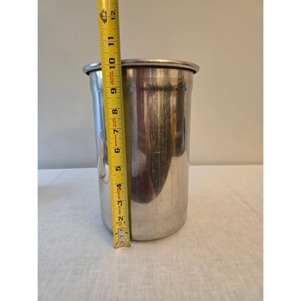 Ideal Swartzbaugh Mfg. Co. Antique 1940-1950s Canister Silver Industrial 7